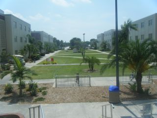 Outside view of Residence Hall Quad