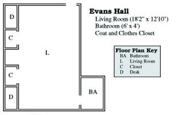 Evans Suite Floor Plan