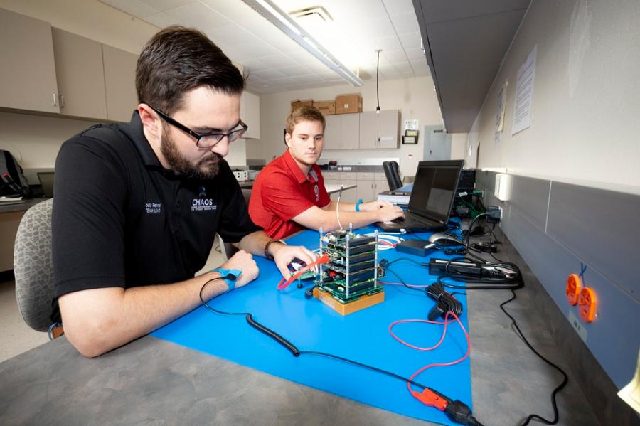 student cubesat researchers