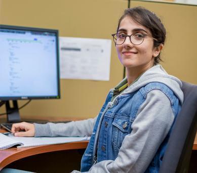 A student at L3Harris Institute for Assured Information