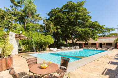 Poolside view of Fazenda Mato Grosso Hotel. Photo by Fazenda Mato Grosso Hotel.