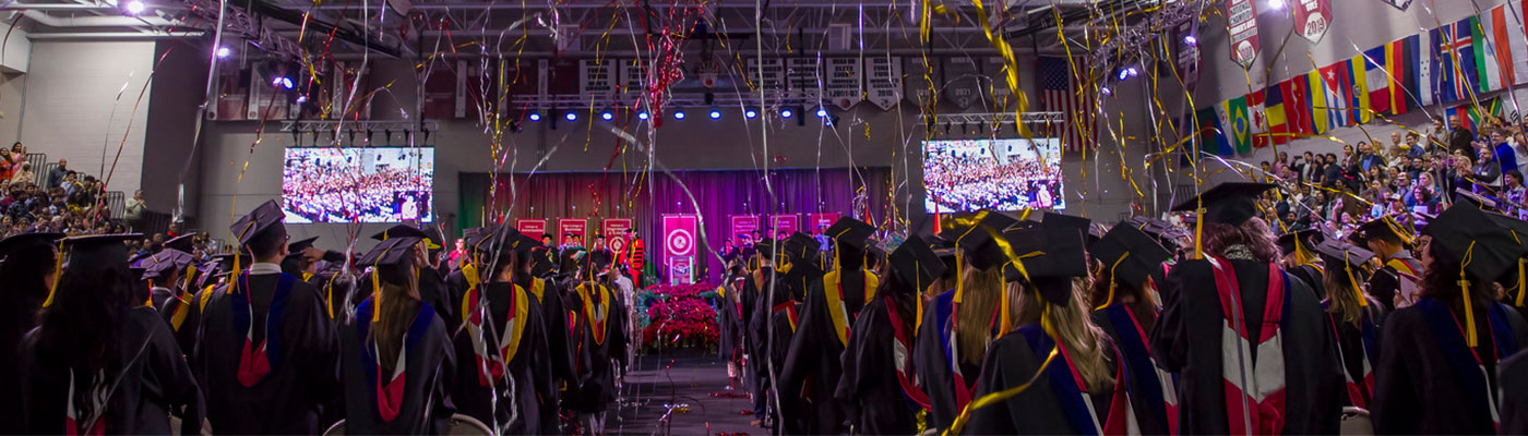 Students at Commencement