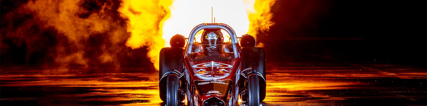 Florida Tech Racing Jet Dragster Team with Larsen Motorsports