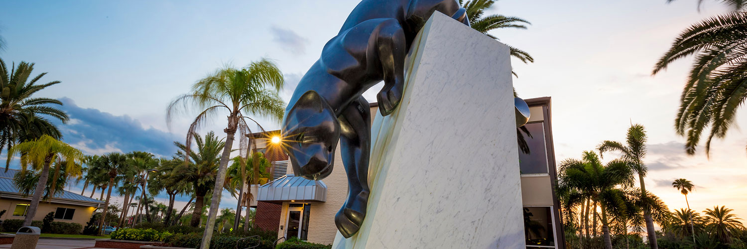 Florida Tech Panther Statue