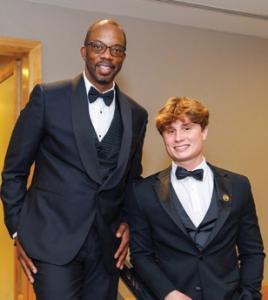 Lawrence and Demko at gala