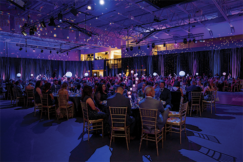 Alumni at an award gala