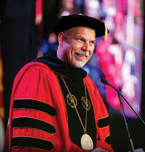 President John Nicklow in his regalia