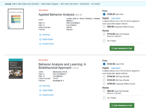 examples of both websites (bookstore and online bookstore)