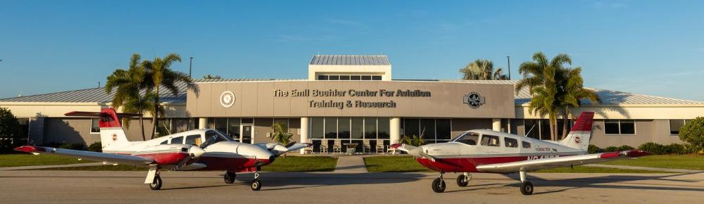 The Emil Buehler Center for Aviation Training and Research is home to FIT Aviation