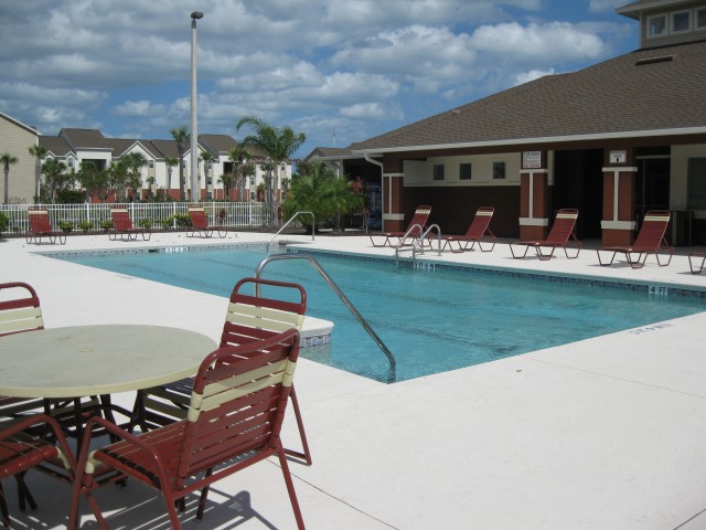 Swimming Pool and Table