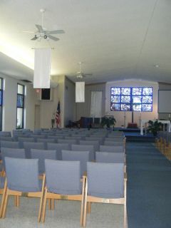 Inside view of All Faiths Center Large Chapel