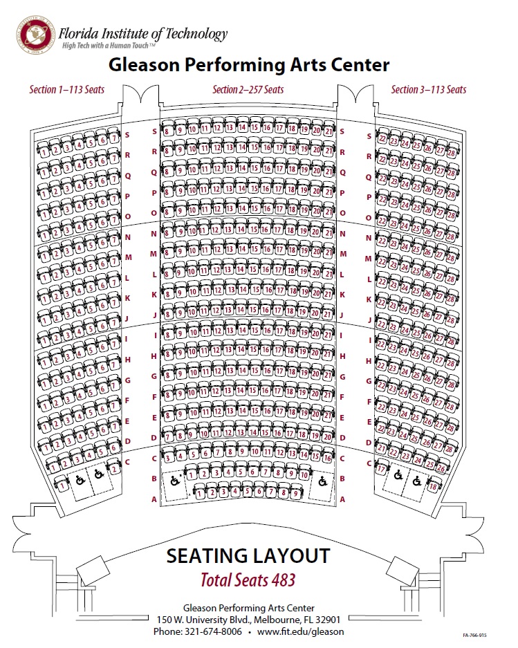 King Center For The Performing Arts Events Seating Chart