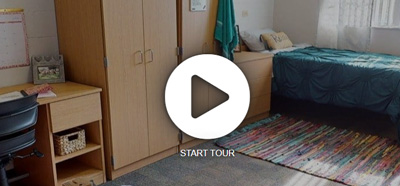 3D Tour Button - Evans Hall Double Bed Layout