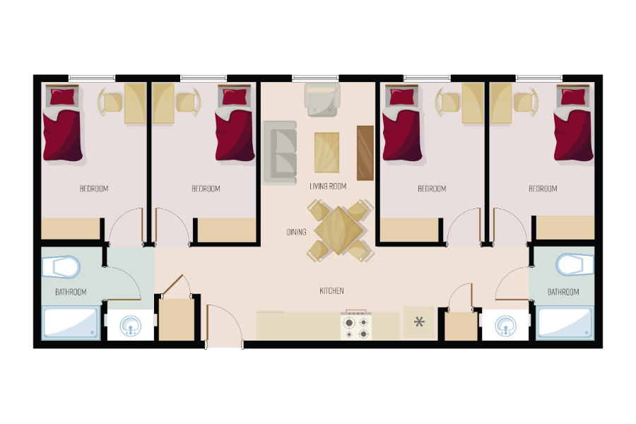 Crimson Crossing Apartment Layout