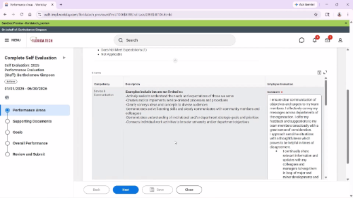 A screenshot of what the user will see when logging into Workday. Does not provide required information.