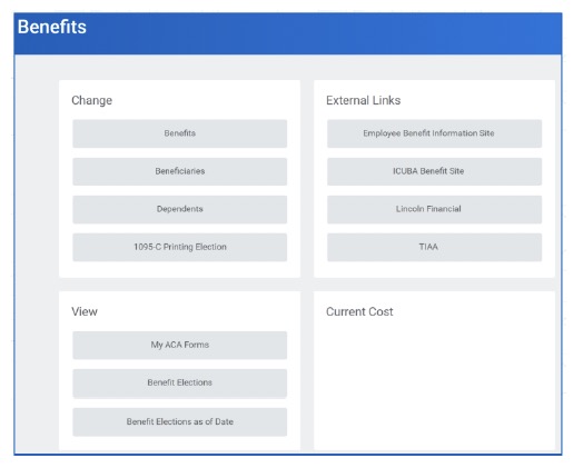 Workday benefits window