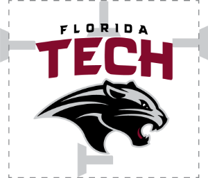 Illustration of clear area requirements around the alternate Panther logo lockup