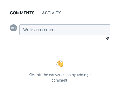 ignite Commenting Screen