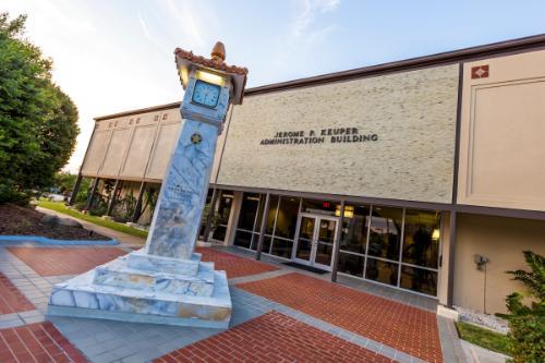 Front of Florida Tech's Keuper Building