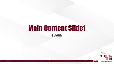 PowerPoint Template Content Slide Example