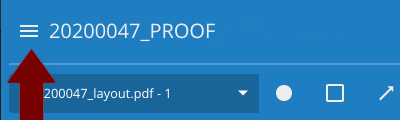 Proof menu icon