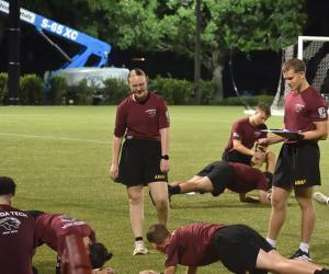 rotc students training