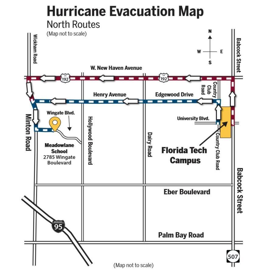 Hurricane Evacuation North Routes