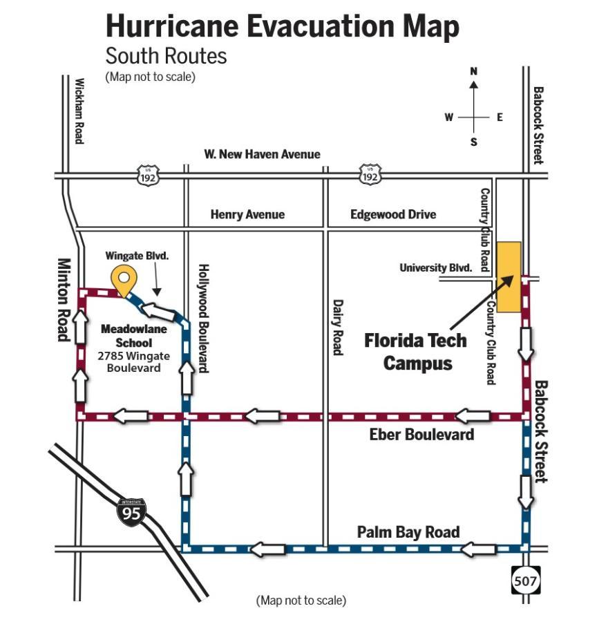 Hurricane Evacuation South Route