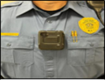 body-worn camera on officer