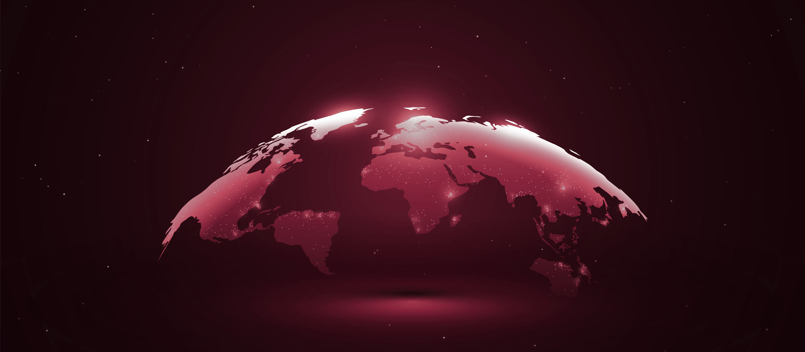 Red global map