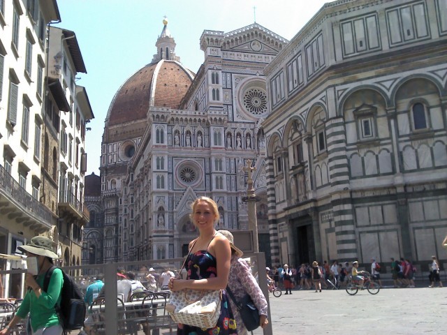 Walking the streets in Italy