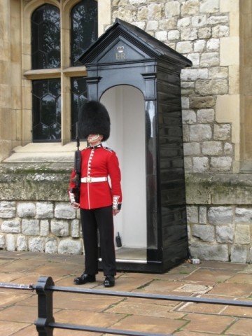 Guard at the Tower of London